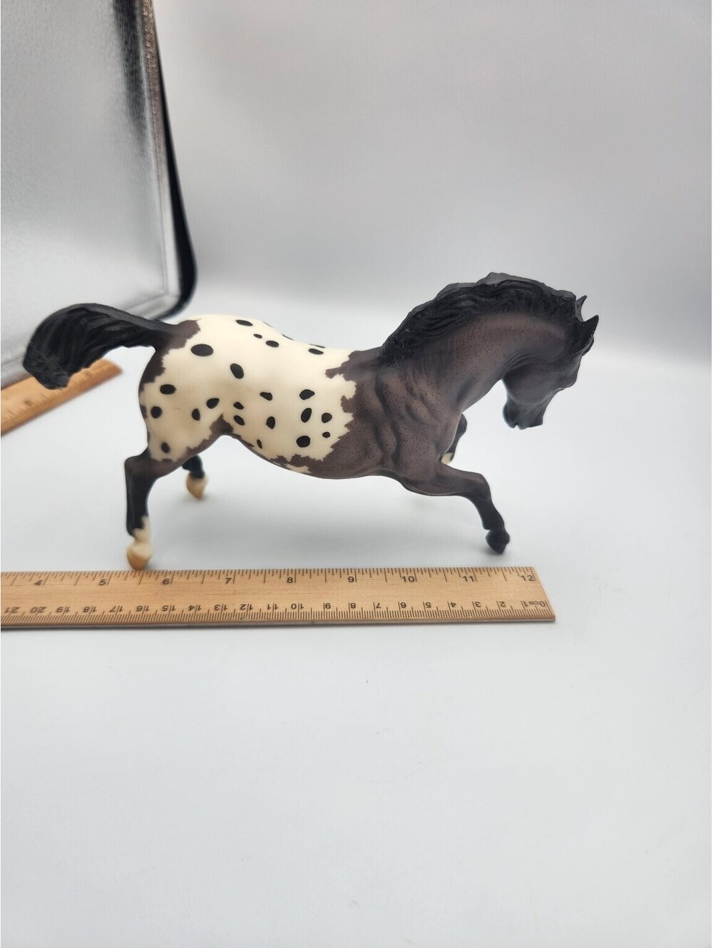 Blue Roan Appaloosa - Rearing Stallion Classic Series Breyer #681 E1 - Picture 3 of 9